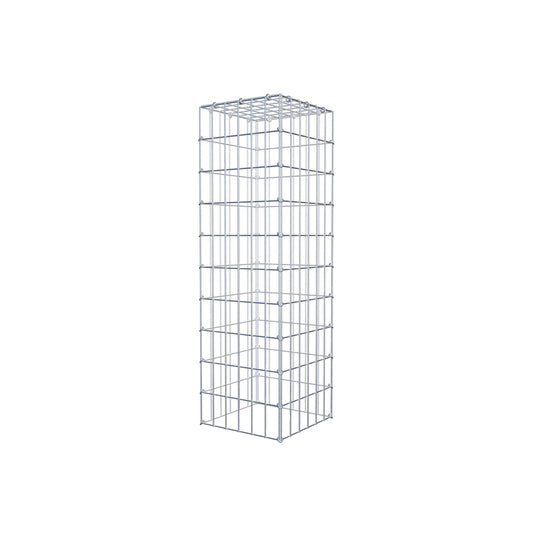 Mounted gabion type 3 100 cm x 30 cm x 30 cm (L x H x D), mesh size 5 cm x 10 cm, C-ring