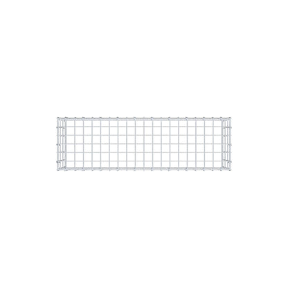 Anbaugabione Typ 3 100 cm x 30 cm x 30 cm (L x H x T), Maschenweite 5 cm x 10 cm, C-Ring