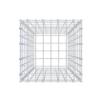 Mounted gabion type 3 100 cm x 40 cm x 40 cm (L x H x D), mesh size 5 cm x 10 cm, C-ring
