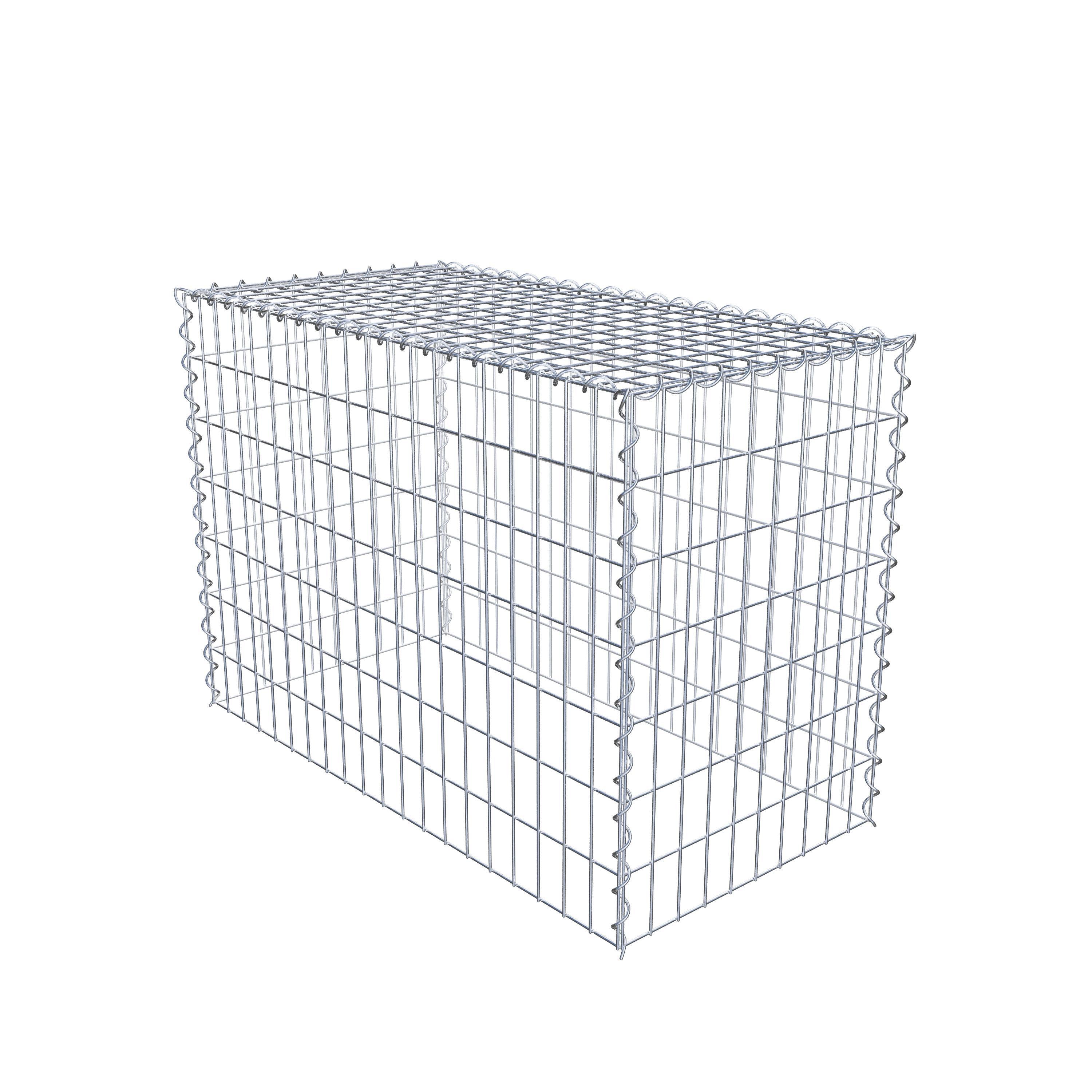 Cultivated gabion type 3 100 cm x 70 cm x 50 cm (L x H x D), mesh size 5 cm x 10 cm, spiral