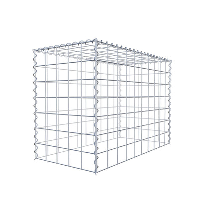 Extra gabion typ 3 100 cm x 70 cm x 50 cm (L x H x D), maskstorlek 10 cm x 10 cm, spiral