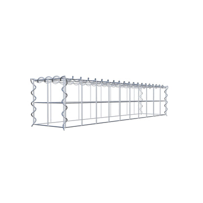 Gabião Tipo 3 100 cm x 20 cm x 20 cm (C x A x P), malhagem 10 cm x 10 cm, espiral