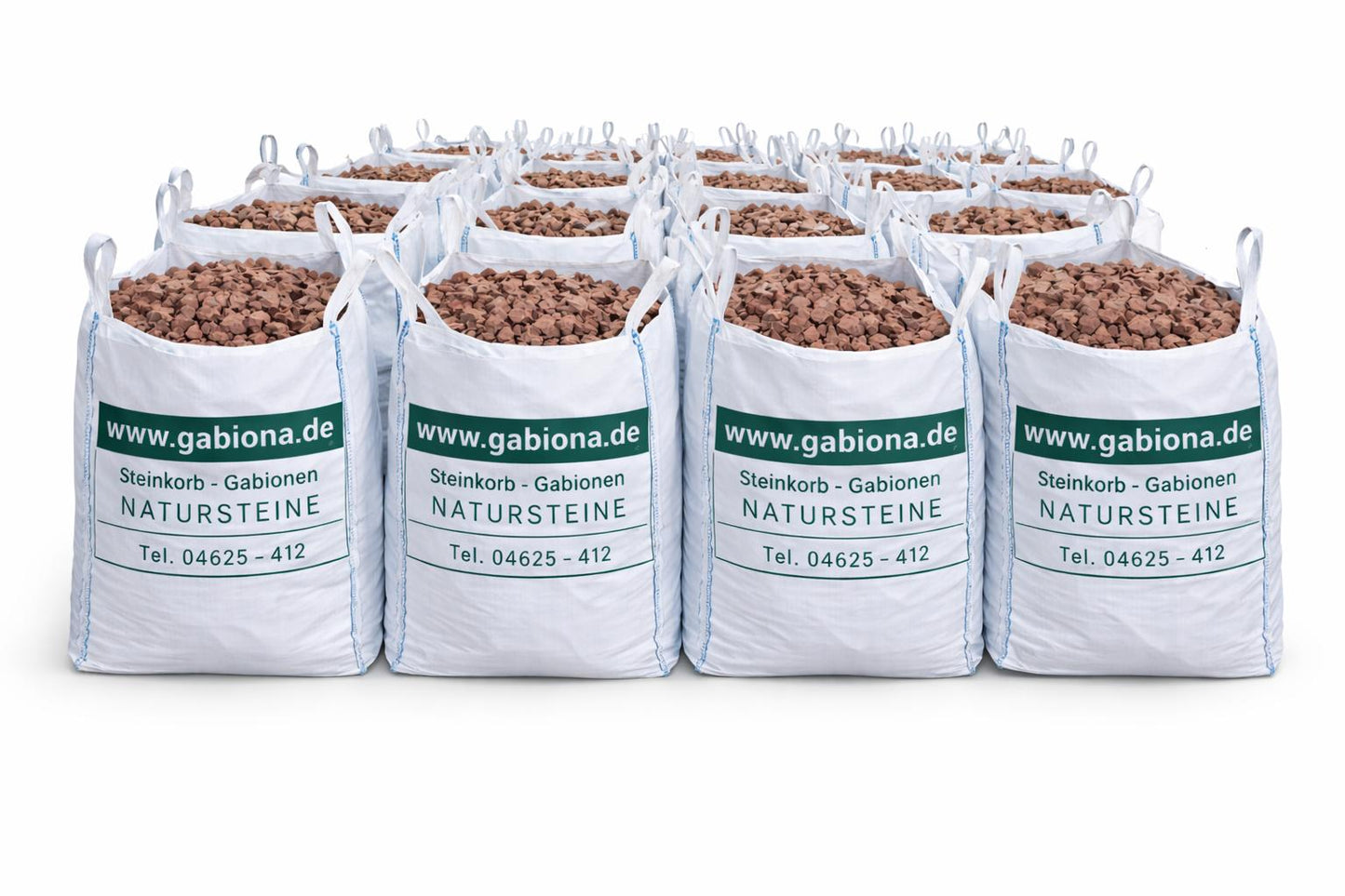 5x Big Bags 95 x 65 x 120 cm (L x P x H) - con stampa - molto stabile - 1.250 kg SWL
