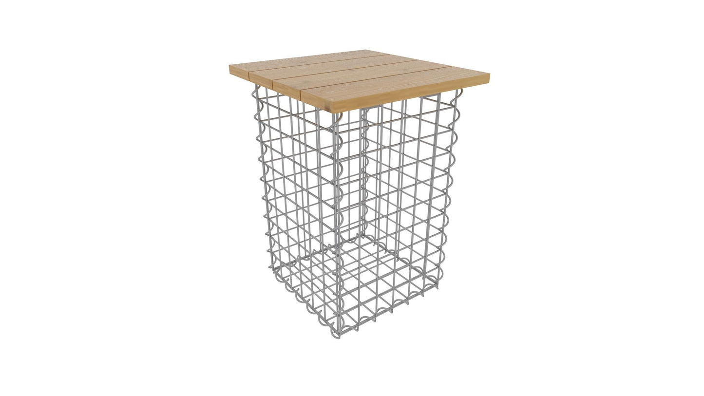 Taburete espiral MW 5 x 5 TEAK