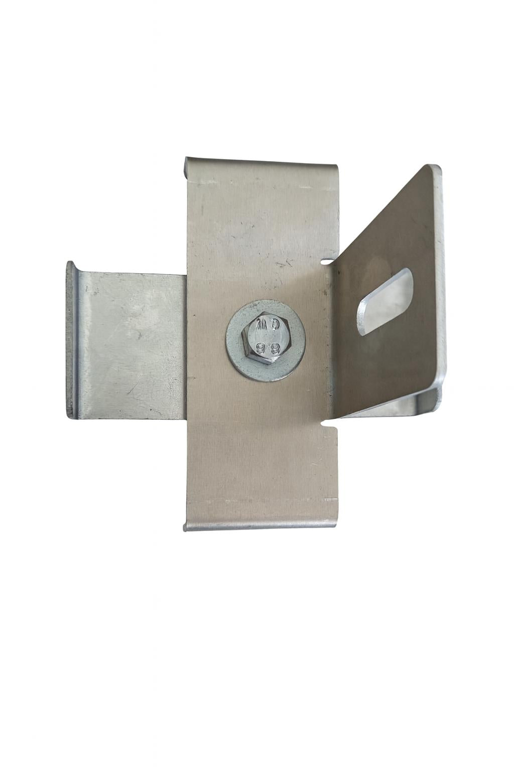 Pinza con soporte para valla Malla 10 x 10 cm, aluminio