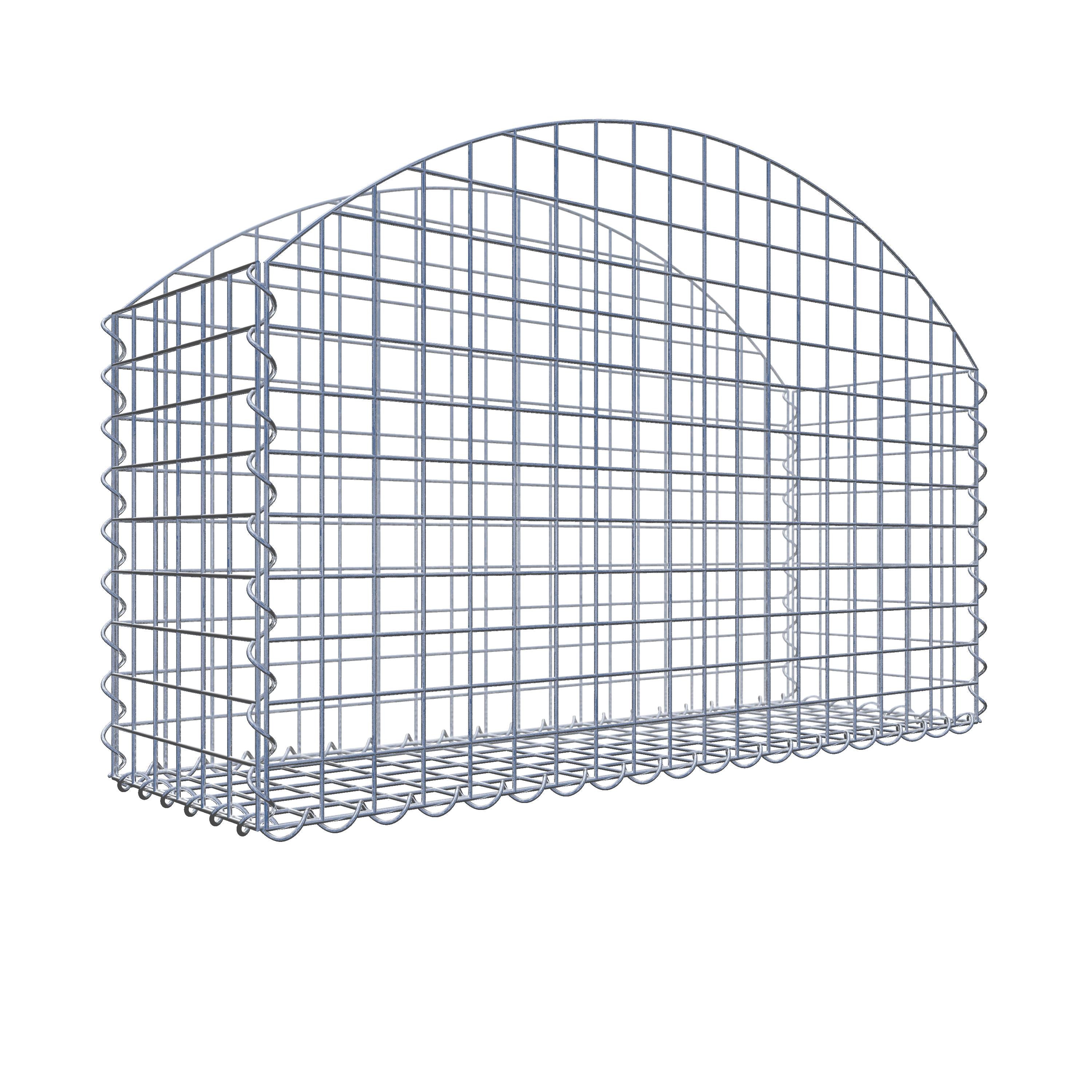 Gabione mitOberbogen 05x05 100x065x030