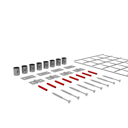 Dekorativt gitter / espalier (inklusive monteringsmateriale) maskestørrelse 5 x 5 cm