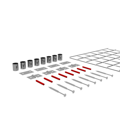 Dekorativt gitter / espalier (inklusive monteringsmateriale) maskestørrelse 5 x 5 cm
