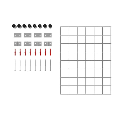 Dekorativt gitter / espalier (inklusive monteringsmateriale) maskestørrelse 5 x 5 cm
