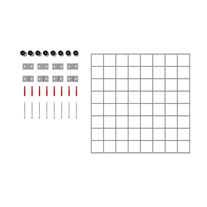 Dekorativt gitter / espalier (inklusive monteringsmateriale) maskestørrelse 5 x 5 cm