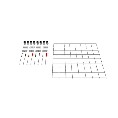 Dekorativt gitter / espalier (inklusive monteringsmateriale) maskestørrelse 5 x 5 cm