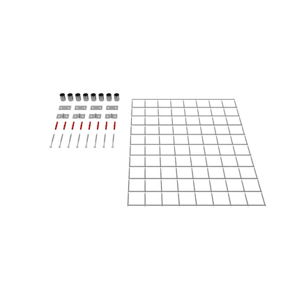 Dekorativt gitter / espalier (inklusive monteringsmateriale) maskestørrelse 5 x 5 cm