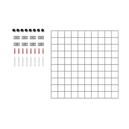 Dekorativt gitter / espalier (inklusive monteringsmateriale) maskestørrelse 5 x 5 cm