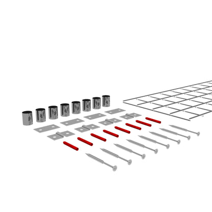 Dekorativt gitter / espalier (inklusive monteringsmateriale) maskestørrelse 5 x 5 cm