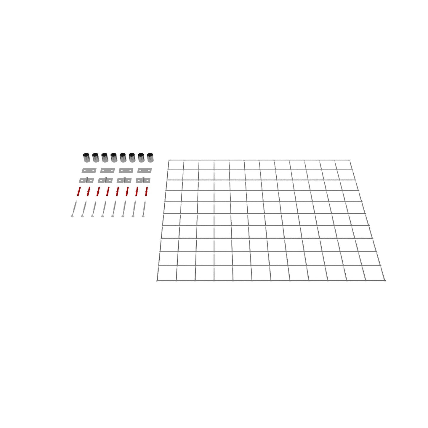 Dekorativt gitter / espalier (inklusive monteringsmateriale) maskestørrelse 5 x 5 cm