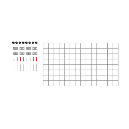 Dekorativt gitter / espalier (inklusive monteringsmateriale) maskestørrelse 5 x 5 cm