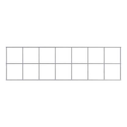 Decorative trellis / trellis (including mounting material) mesh size 10 x 10 cm