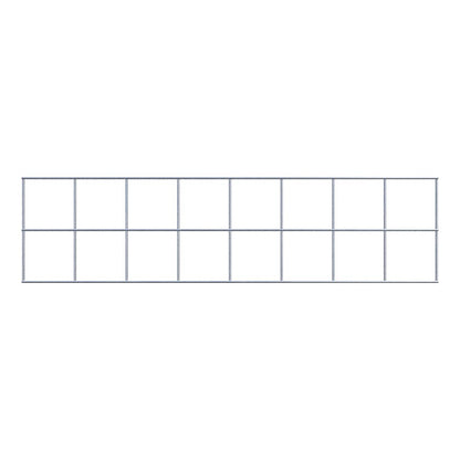 Decorative trellis / trellis (including mounting material) mesh size 10 x 10 cm