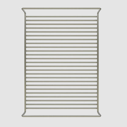 Stainless steel grid 40 cm x 29 cm x 3.1 cm