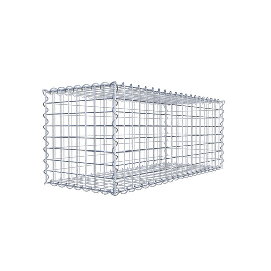 Set di 2 gabbioni 100 cm x 40 cm x 40 cm (L x H x P), maglia 5 x 5 cm, a spirale