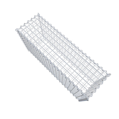 Lot de 2 gabions 100 cm x 50 cm x 30 cm (L x H x P), mailles 5 x 5 cm, spirale