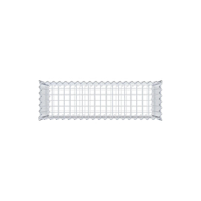 Lot de 2 gabions 100 cm x 50 cm x 30 cm (L x H x P), mailles 5 x 5 cm, spirale