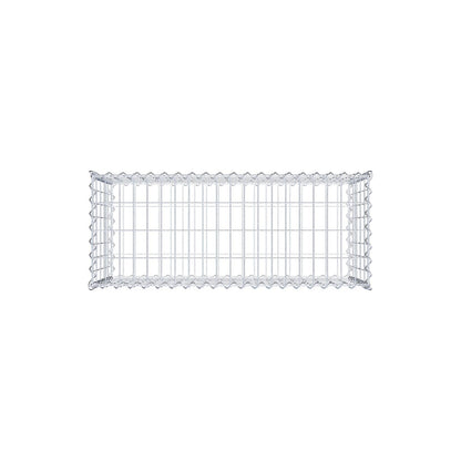 Set van 2 schanskorven 100 cm x 50 cm x 40 cm (L x H x D), maaswijdte 5 x 10 cm, spiraalvormig