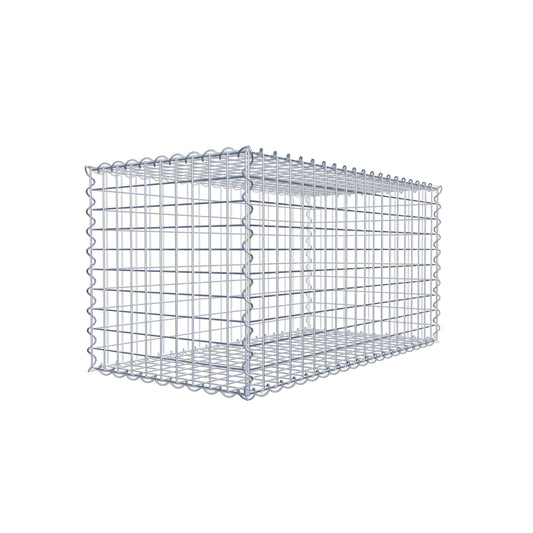 Lot de 2 gabions 100 cm x 50 cm x 50 cm (L x H x P), mailles 5 x 5 cm, spirale