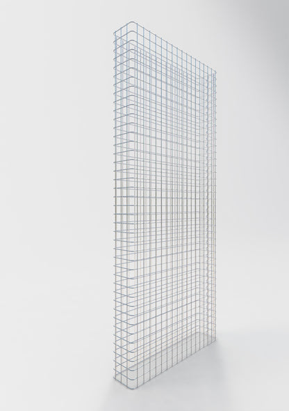 Schanskorfomheining lengte 87 cm, hoogte 200 cm, diepte 17 cm, maaswijdte 5 x 5 cm