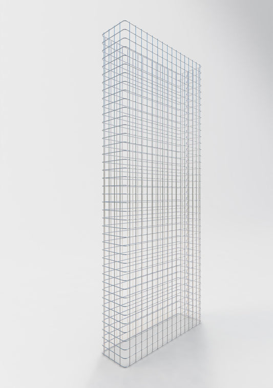 Schanskorfomheining lengte 82 cm, hoogte 200 cm, diepte 22 cm, maaswijdte 5 x 5 cm