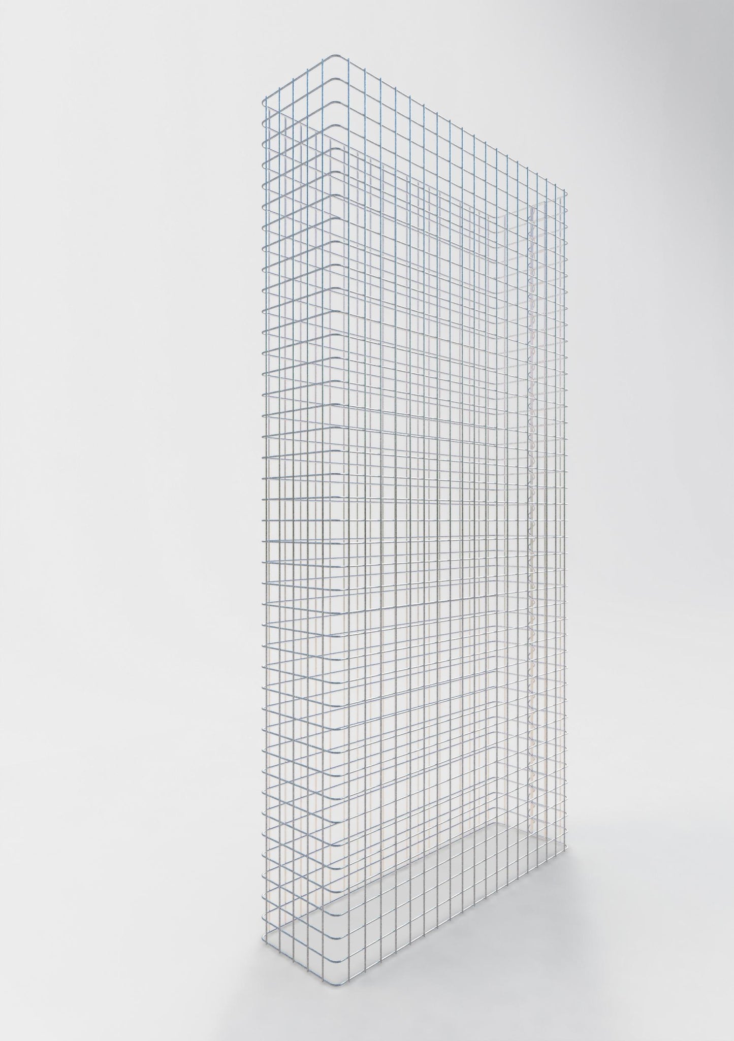 Schanskorfomheining lengte 97 cm, hoogte 200 cm, diepte 27 cm, maaswijdte 5 x 5 cm