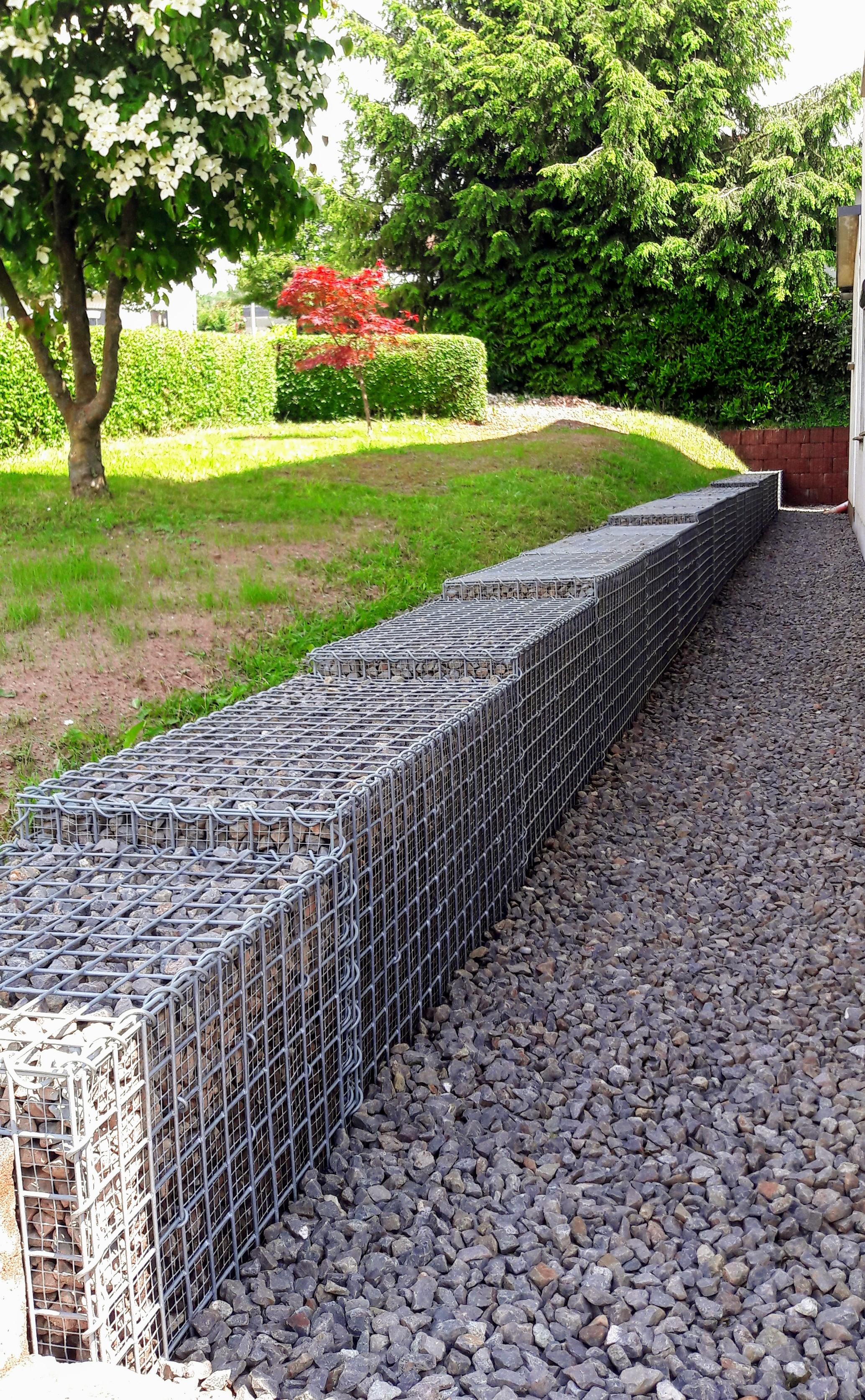 Gabion 100 cm x 50 cm x 50 cm (L x H x D), mesh size 5 cm x 5 cm, spiral