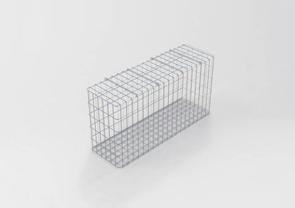Gabion varmgalvaniseret 102 cm x 52 cm x 32 cm, maskestørrelse 5 cm x 10 cm, fuldsvejset
