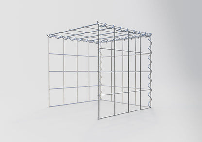 Gavión complementario tipo 4 40 cm x 40 cm x 40 cm (L x A x P), malla 10 cm x 10 cm, espiral