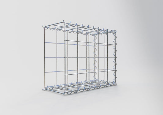 Add-on schanskorf type 2 50 cm x 40 cm x 20 cm (L x H x D), maaswijdte 10 cm x 10 cm, spiraal