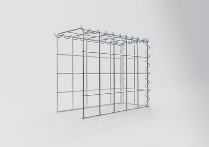 Gavión adicional tipo 4 50 cm x 40 cm x 20 cm (L x A x P), malla 10 cm x 10 cm, en espiral