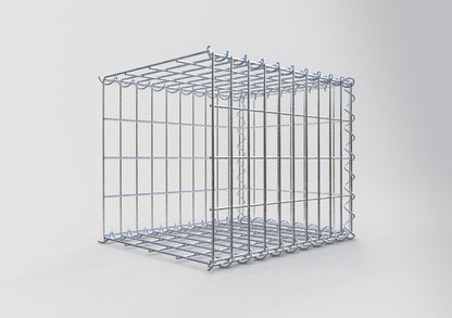 Gabion rapporté type 2 50 cm x 40 cm x 40 cm (L x H x P), mailles 5 cm x 10 cm, spirale