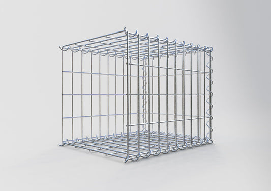 Gabbione aggiuntivo tipo 2 50 cm x 40 cm x 40 cm (L x H x P), dimensione maglia 5 cm x 10 cm, a spirale