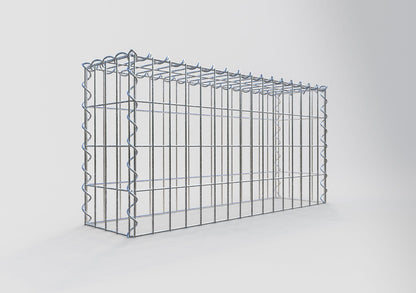 Grown-on gabion type 3 80 cm x 40 cm x 20 cm (L x H x D), mesh size 5 cm x 10 cm, spiral