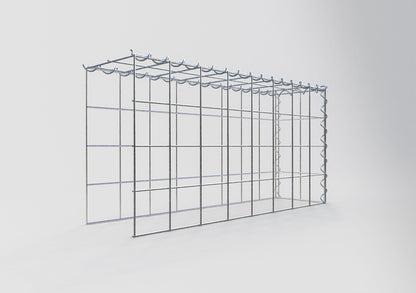 Gavión complementario tipo 4 80 cm x 40 cm x 20 cm (L x A x P), malla 10 cm x 10 cm, en espiral