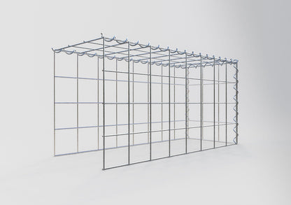 Gavión adicional tipo 4 80 cm x 40 cm x 30 cm (L x A x P), malla 10 cm x 10 cm, en espiral