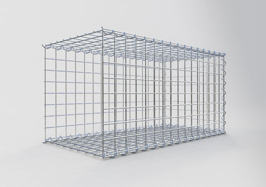 Add-on schanskorf type 2 80 cm x 40 cm x 40 cm (L x H x D), maaswijdte 5 cm x 5 cm, spiraalvormig