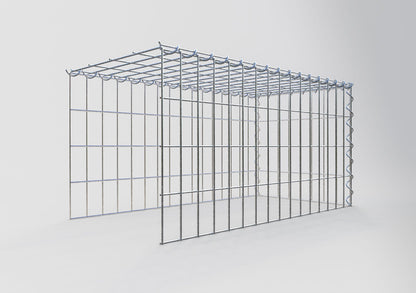 Gavión adicional tipo 4 80 cm x 40 cm x 40 cm (L x A x P), malla 5 cm x 10 cm, en espiral