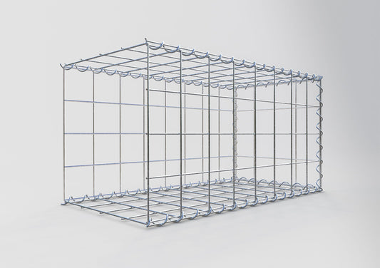 Gavión complementario tipo 2 80 cm x 40 cm x 40 cm (L x A x P), malla 10 cm x 10 cm, espiral