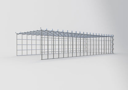 Gavión complementario tipo 4 100 cm x 20 cm x 40 cm (L x A x P), malla 5 cm x 5 cm, espiral