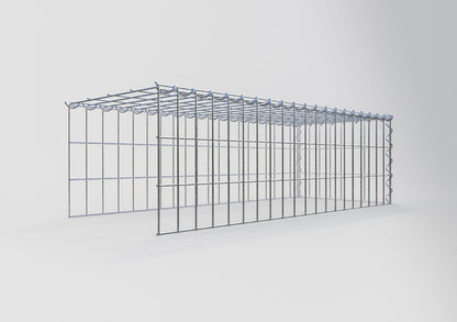 Gavión complementario tipo 4 100 cm x 30 cm x 40 cm (L x A x P), malla 5 cm x 10 cm, espiral