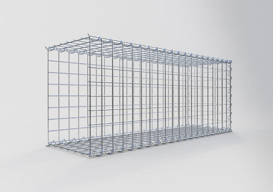 Gavión adulto tipo 2 100 cm x 40 cm x 30 cm (largo x alto x profundidad), tamaño de malla 5 cm x 5 cm, espiral