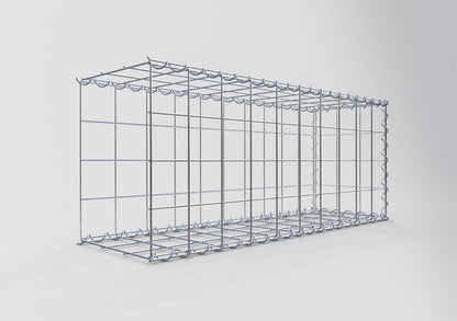 Grown-on gabion type 2 100 cm x 40 cm x 30 cm (L x H x D), mesh size 10 cm x 10 cm, spiral