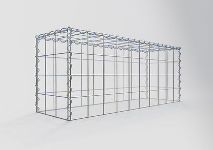 Extra gabion typ 3 100 cm x 40 cm x 30 cm (L x H x D), maskstorlek 10 cm x 10 cm, spiral