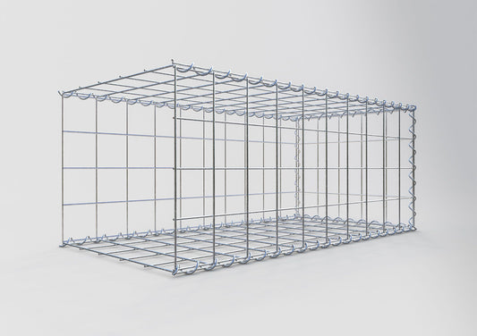 Gavión adicional tipo 2 100 cm x 40 cm x 50 cm (L x A x P), malla 10 cm x 10 cm, en espiral